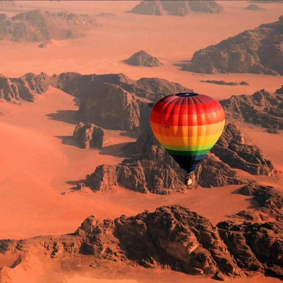 Montgolfière Vol au ciel du Wadi Rum